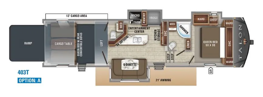 Jayco Talon 403T floor plan