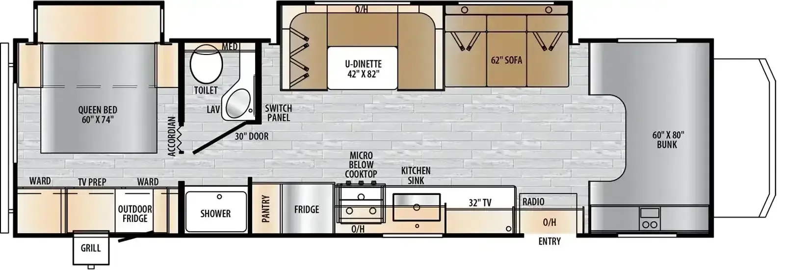 East to West College Avenue 2951OK floor plan