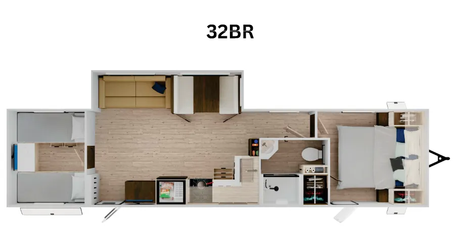 2026 Winnebago Access 32BR - Floor plan