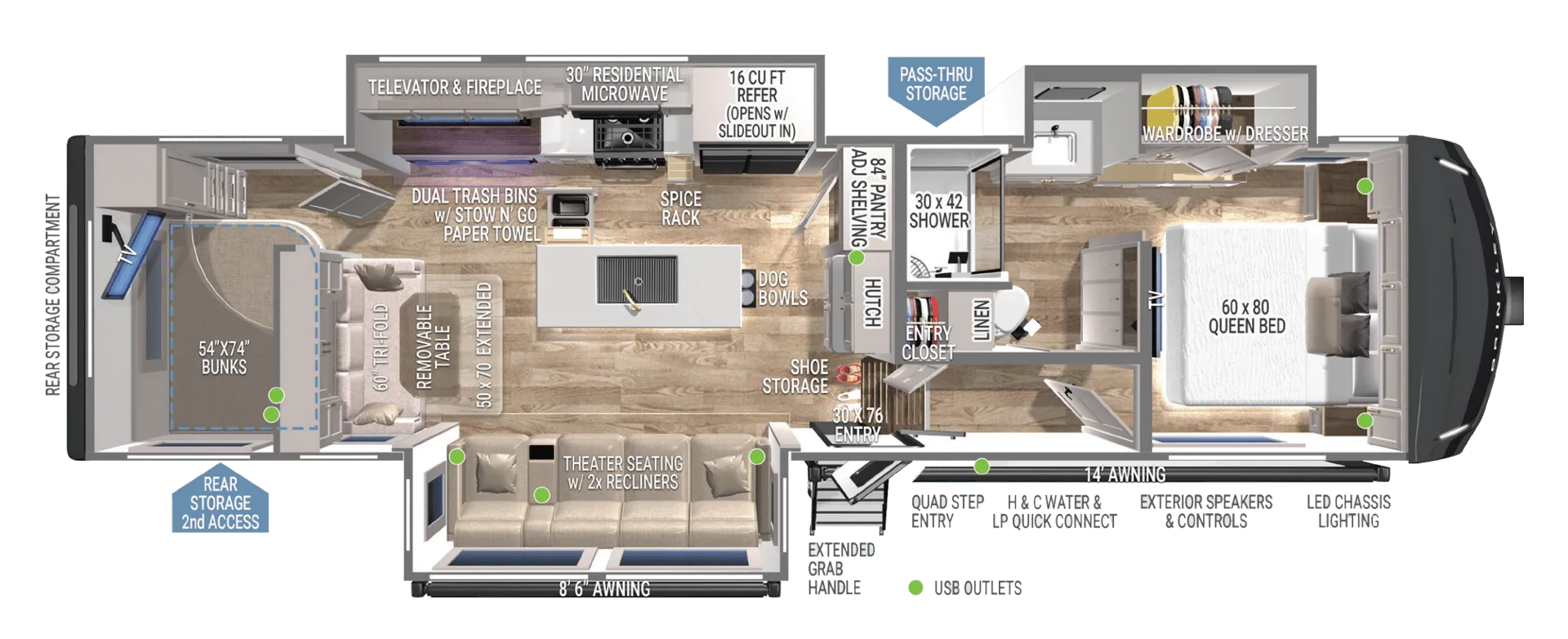 2027 Brinkley Model Z 3110 - Floor plan