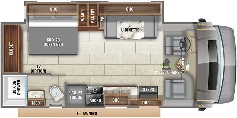 Entegra Coach Odyssey 24B floor plan