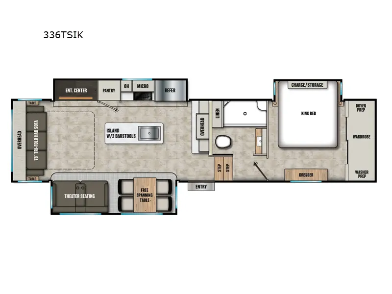 2026 Coachmen Chaparral 336TSIK - Photo 3