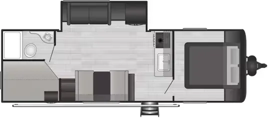 Keystone Springdale 250BHWE floor plan