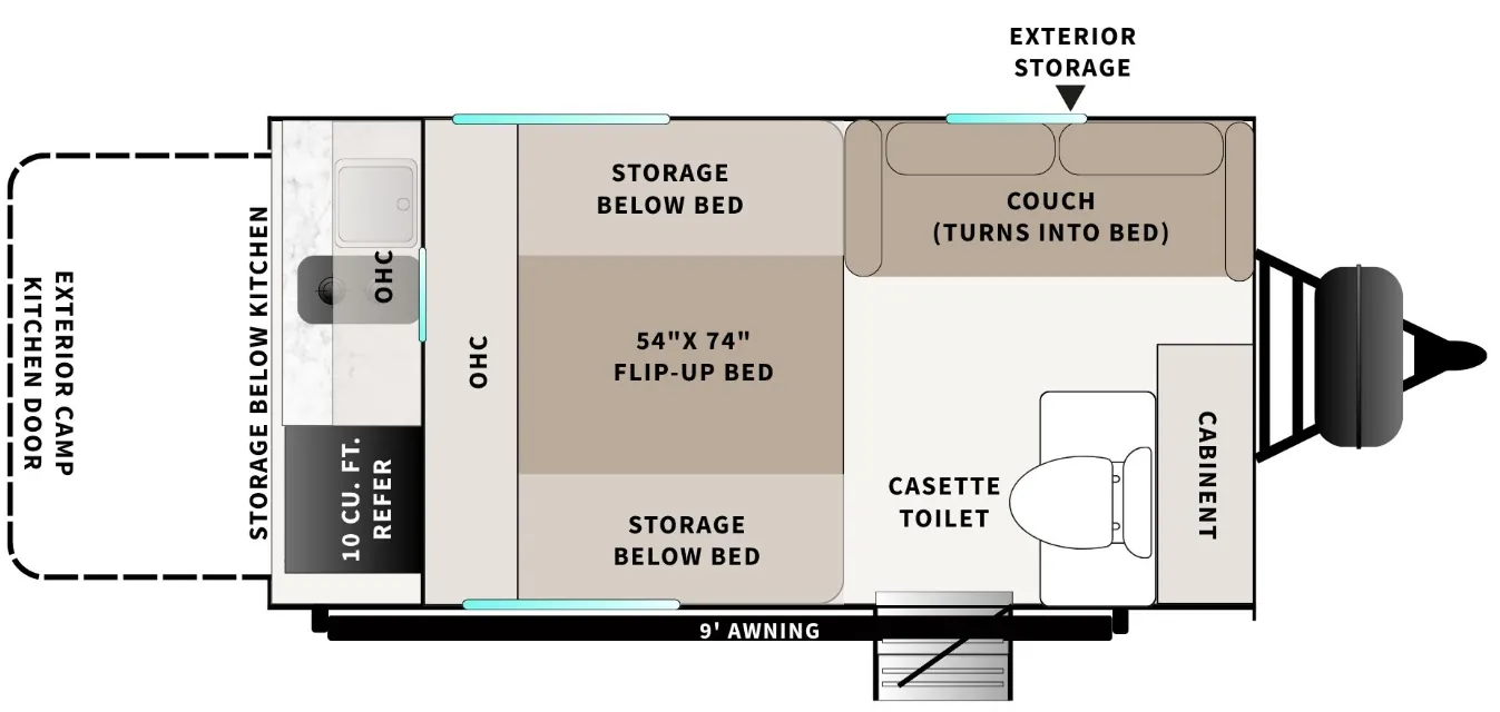 Wayfinder Go Beyond LTD 1300RK floor plan