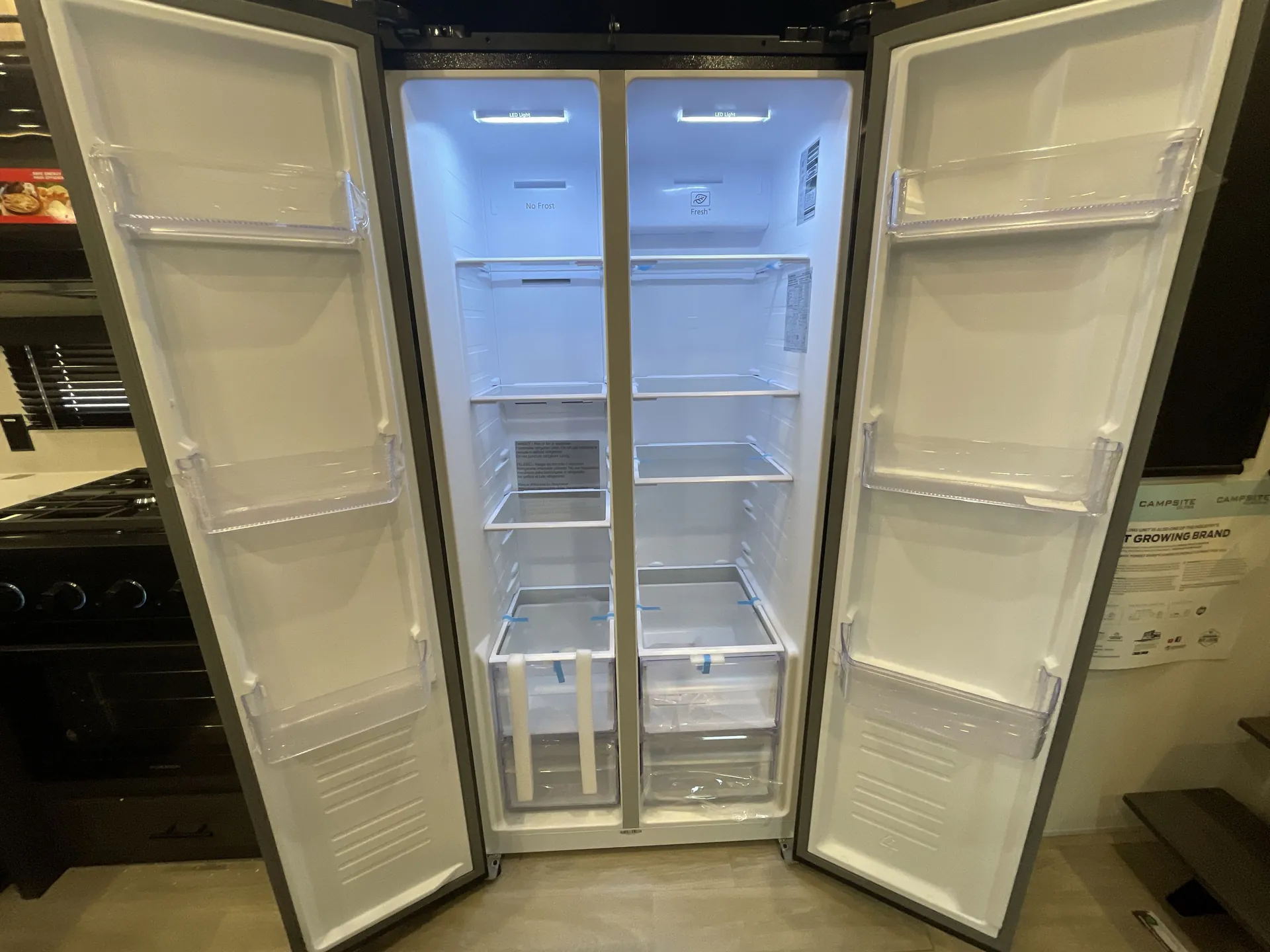 2026 Forest River Campsite Elite 36AK — fridge open