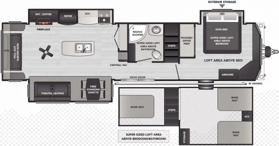 Keystone Residence 40FLFT floor plan