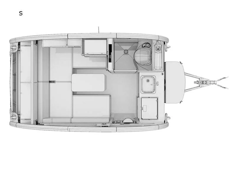 2021 NuCamp TAB 320 S floor plan