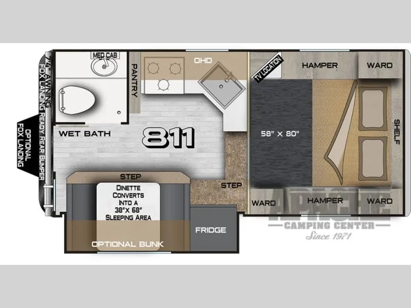 2026 Northwood Arctic Fox Camper 811 - Photo 3