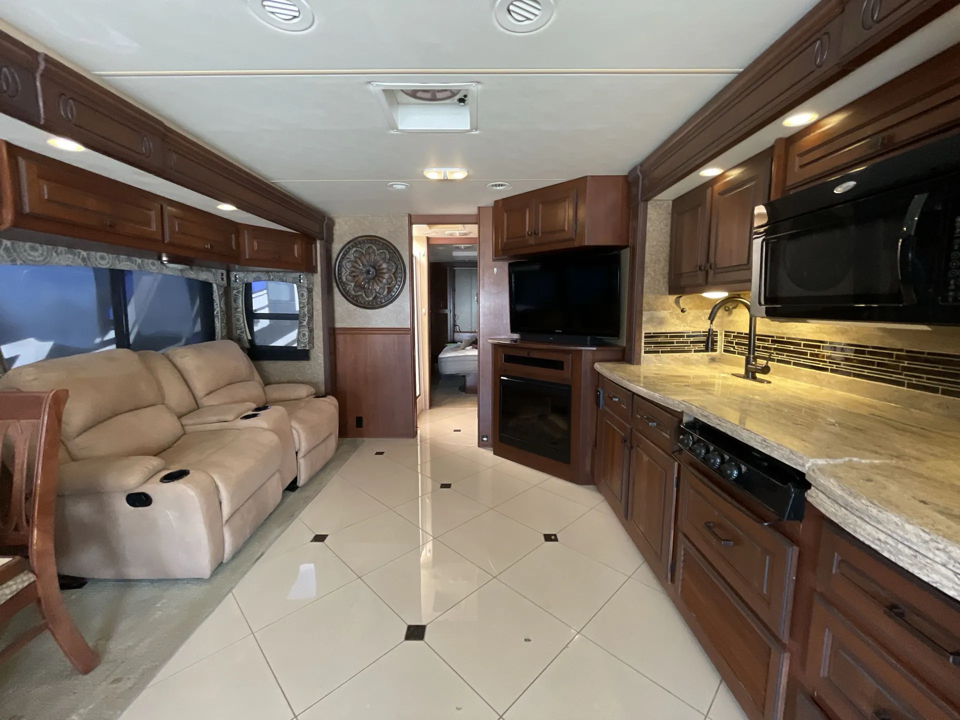2013 Forest River Berkshire 360 QL — off campside