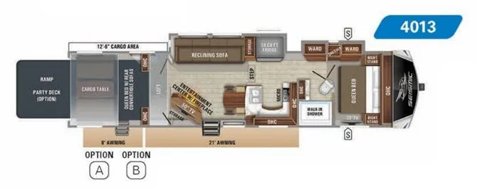 Jayco Seismic 4013 floor plan