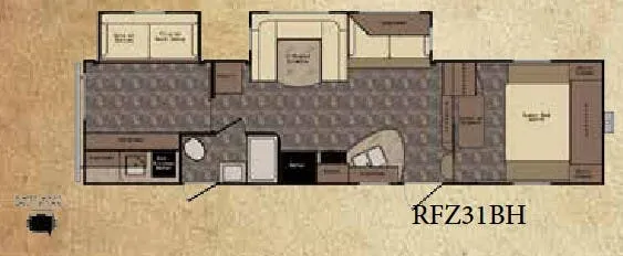 CrossRoads Rezerve RFZ31BH floor plan