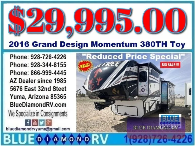 2016 Grand Design Momentum 380TH - Main photo
