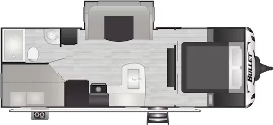 Keystone Bullet Premium 243BHSWE floor plan