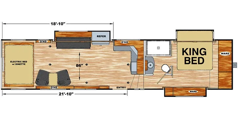 Eclipse Stellar 3422XR floor plan