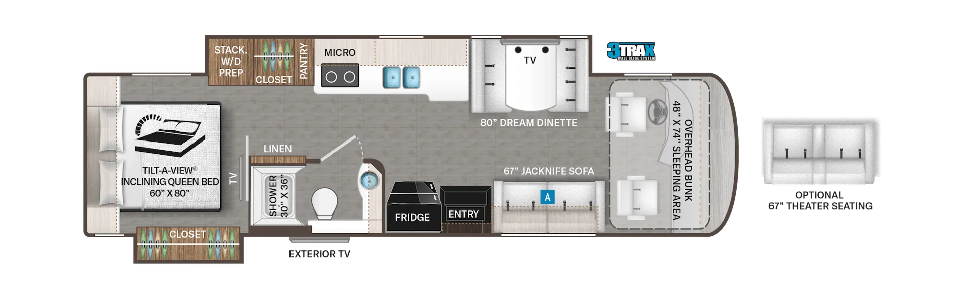 Thor Motor Coach Palazzo GT 33.6 floor plan