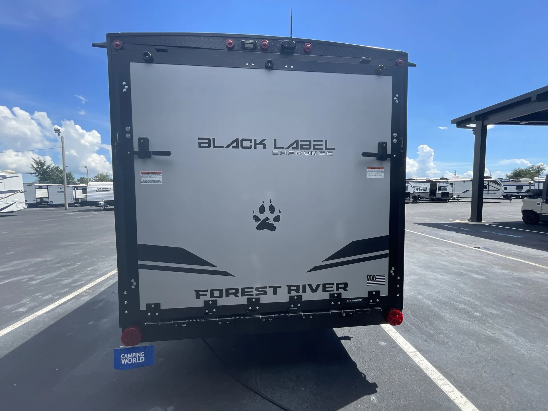 2027 Forest River Cherokee Wolf Pup Black Label 18RJBWBL — backside