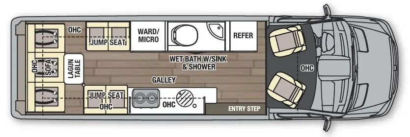 Coachmen Galleria 24FL floor plan