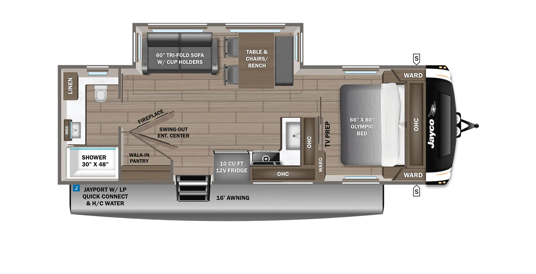 2026 Jayco Eagle HT 275RBCS - Floor plan