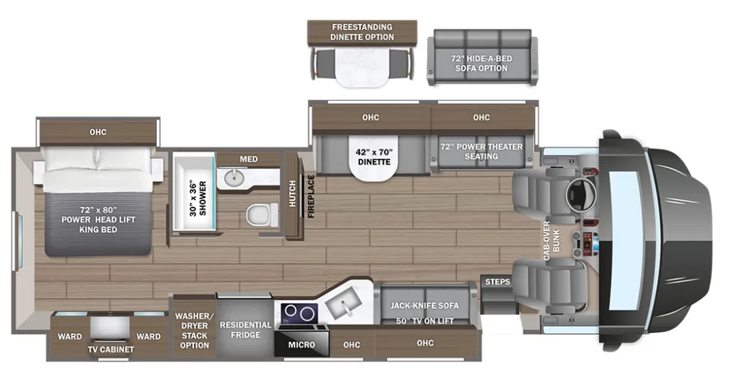2026 Entegra Coach Accolade XL 37M floor plan
