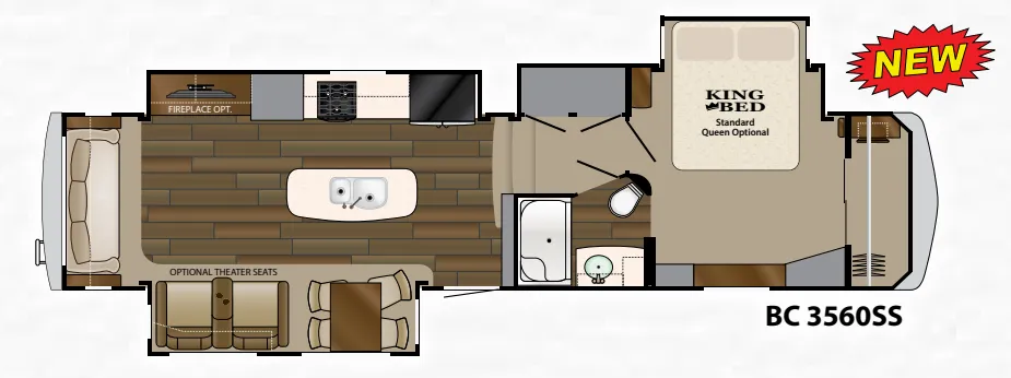 Heartland Big Country 3560SS floor plan