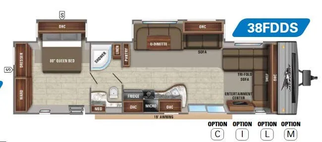 Jayco Jay Flight 38FDDS floor plan