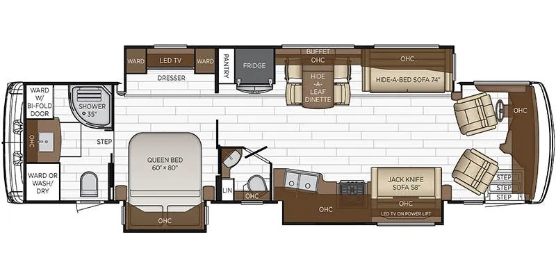 2023 Newmar Dutch Star 3736 - Floor plan