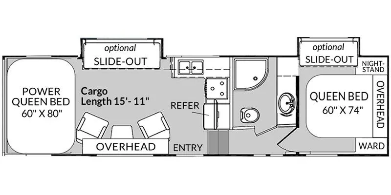Genesis Supreme Genesis CR 28CRT floor plan