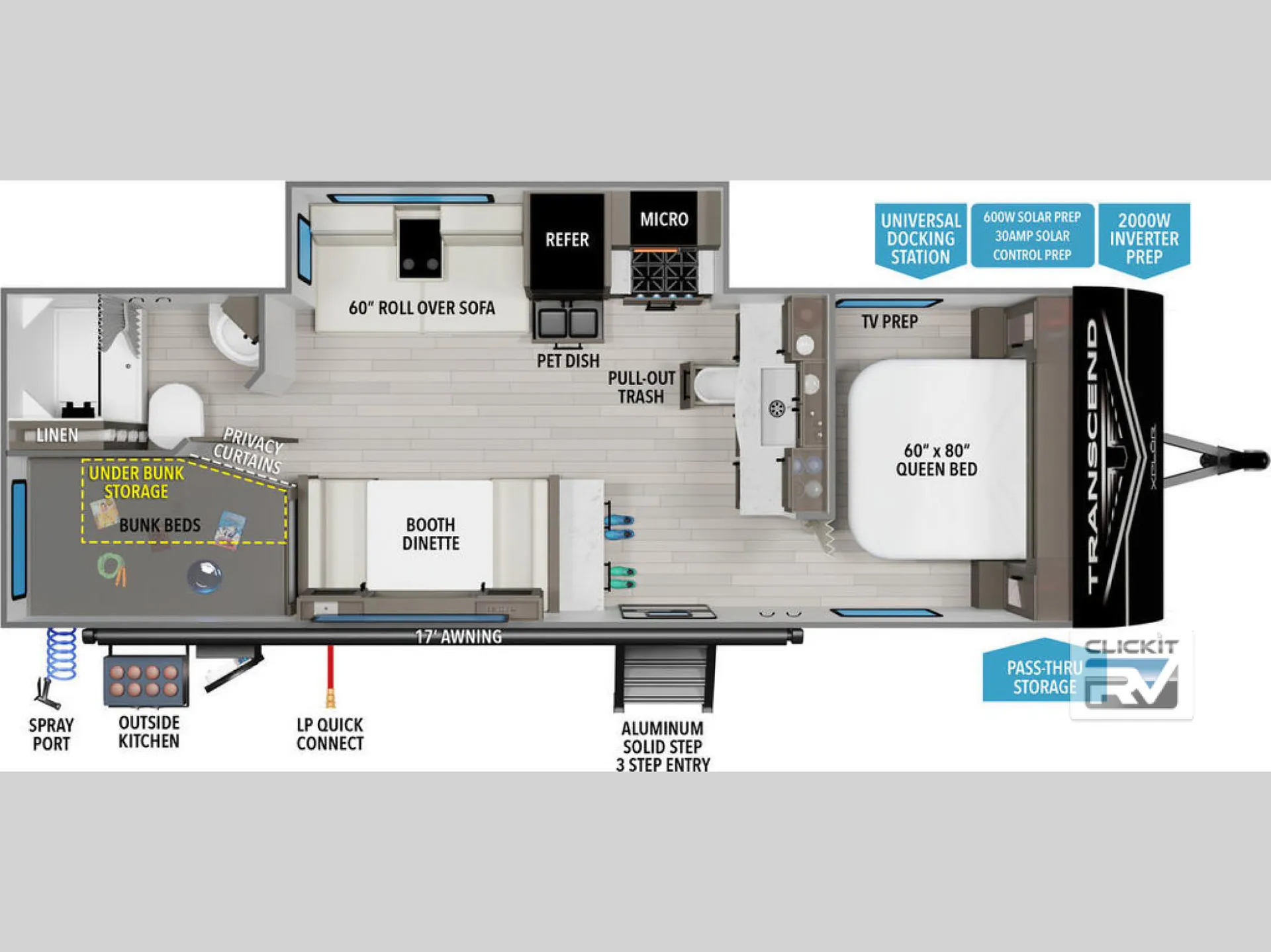 2026 Grand Design Transcend 245RLT - Photo 4