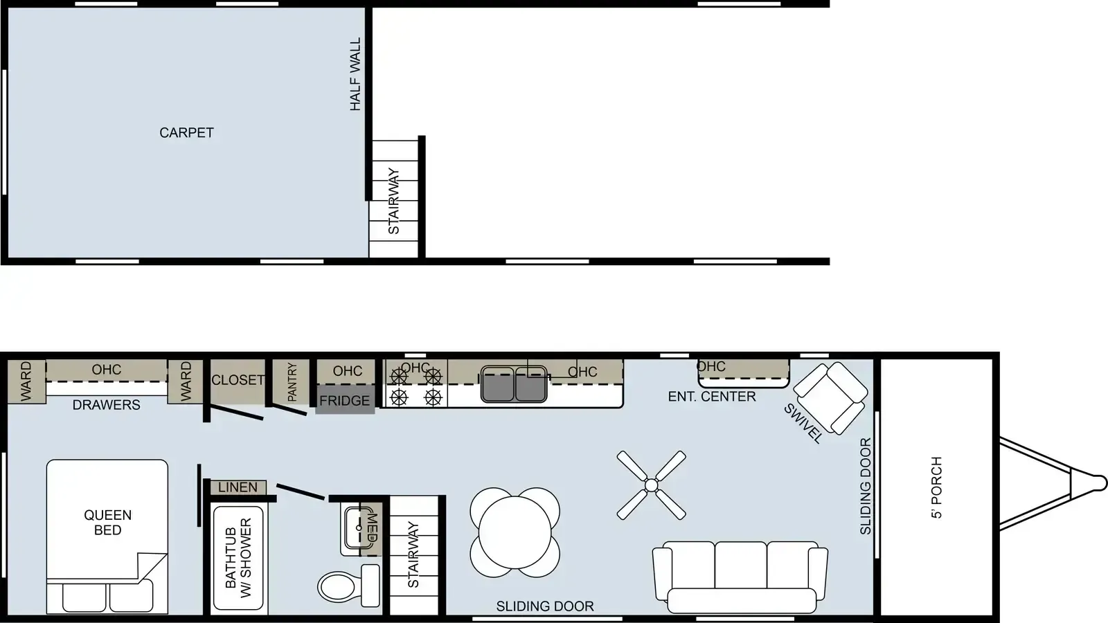 Forest River Quailridge Summit 39FLP-S floor plan