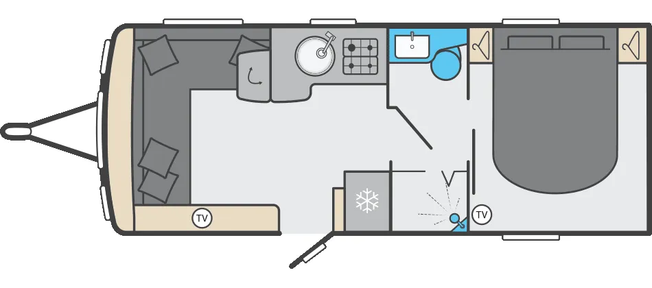 Swift Conqueror Grande 560L floor plan