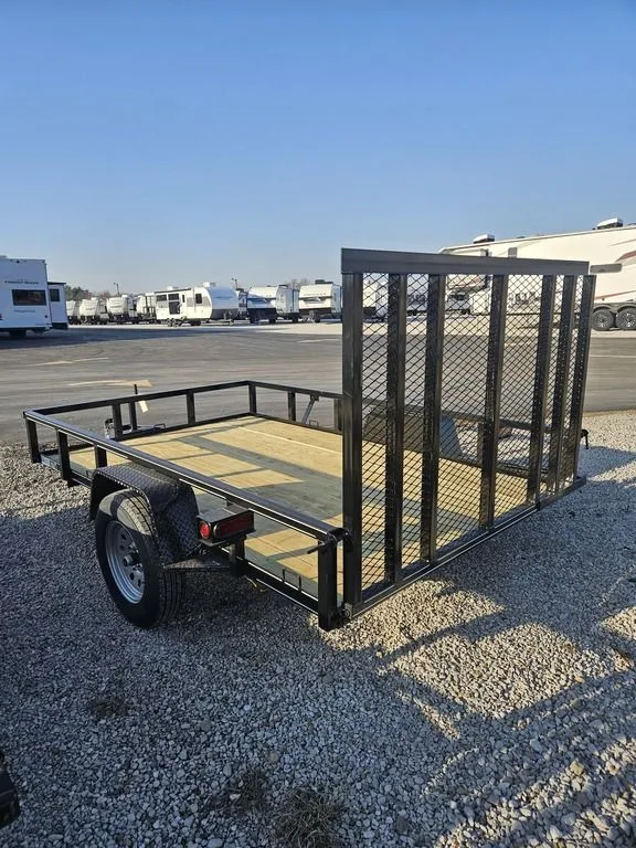 2025 Lone Wolf Trailer Company 77 x 10 Single Axle Tube Rail Utility - Photo 3