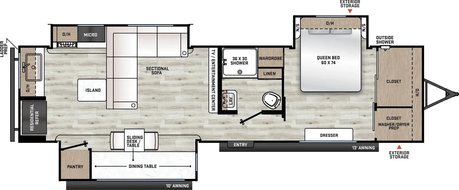 2027 Forest River Aurora 32MAZE - Floor plan