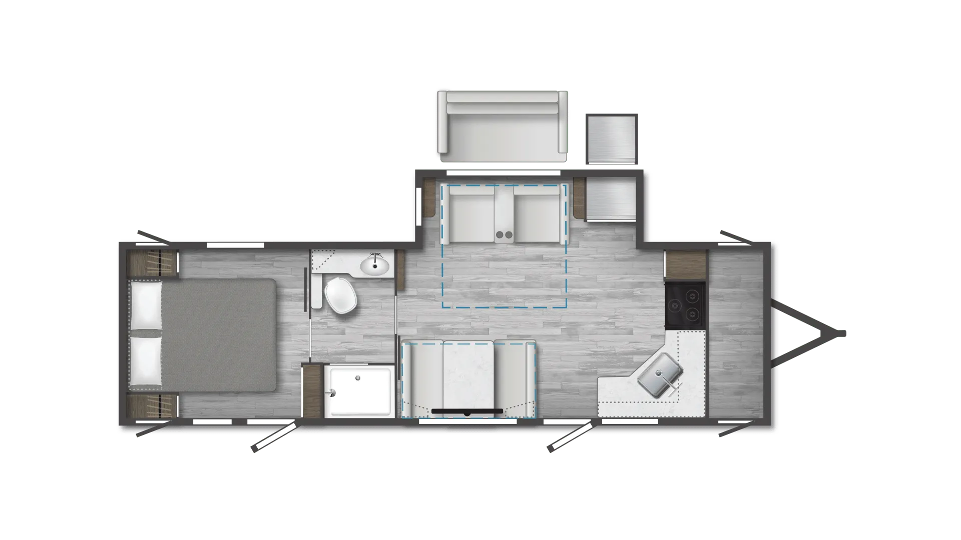 2024 Winnebago Access 28FK - Floor plan