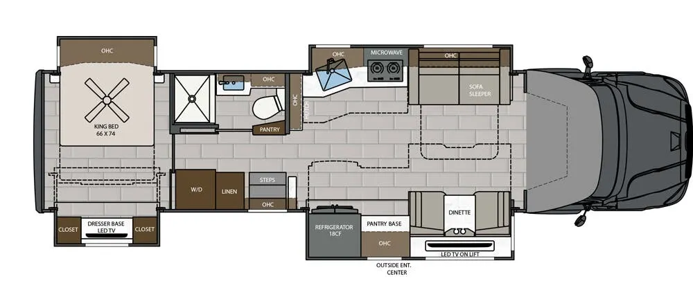 Renegade RV Explorer 38EMB floor plan
