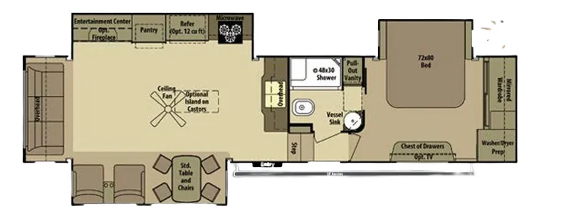 Highland Ridge Open Range 368RLS floor plan