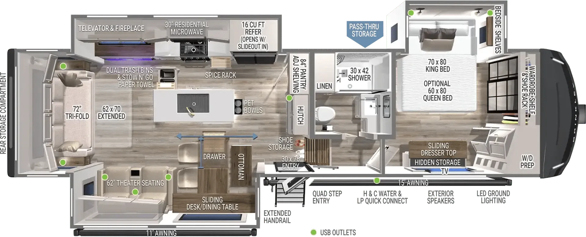 2026 Brinkley Model Z 3100 - Floor plan