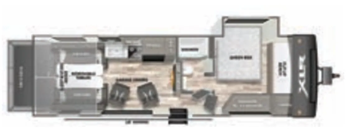 Forest River XLR Hyperlite 2914 floor plan