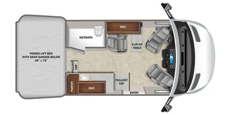 2022 Entegra Coach Launch 19Y - Floor plan