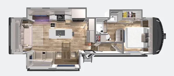 2024 Brinkley Model Z 2900 - Floor plan