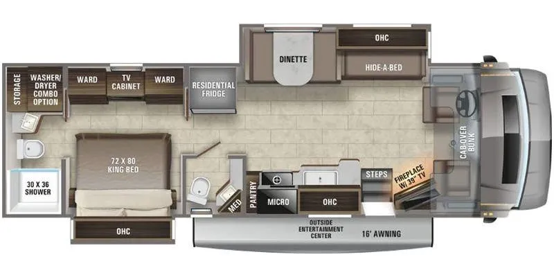 Entegra Coach Accolade 37RB floor plan