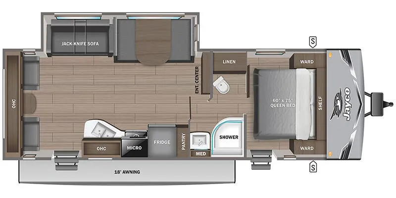 Jayco Jay Flight 265RLS floor plan