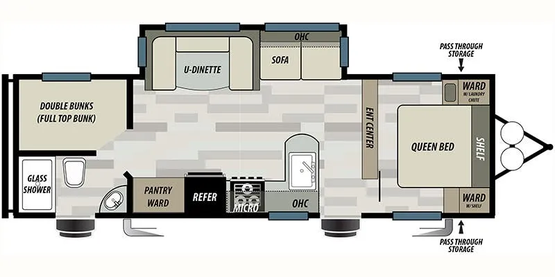 Forest River Sonoma 2803BH floor plan