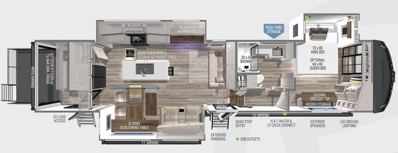 2026 Brinkley Model Z 3420 - Floor plan