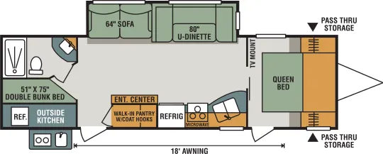 K-Z Sportsmen 291BHK floor plan