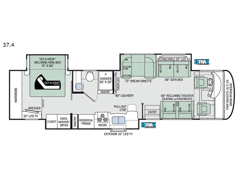 2019 Thor Motor Coach Palazzo 37.4 - Photo 3