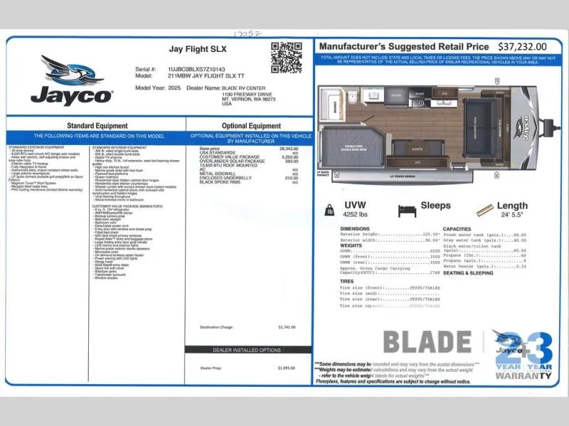 2025 Jayco Jay Flight SLX 211MBW - Photo 3
