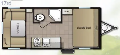 Pacific Coachworks Pacifica XL 17RD floor plan