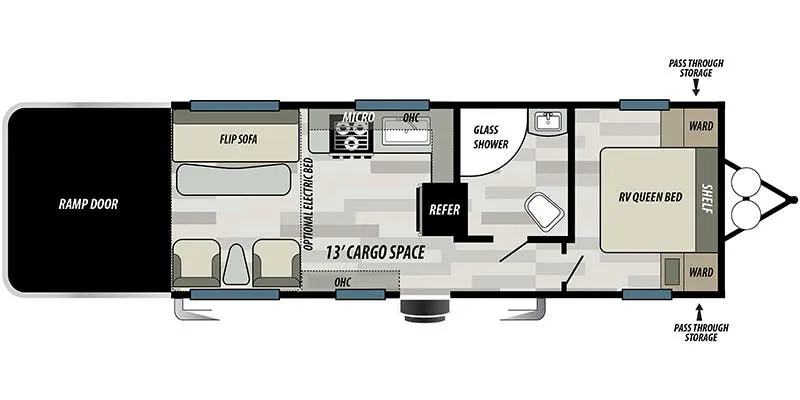 Forest River Stealth FS2413 floor plan