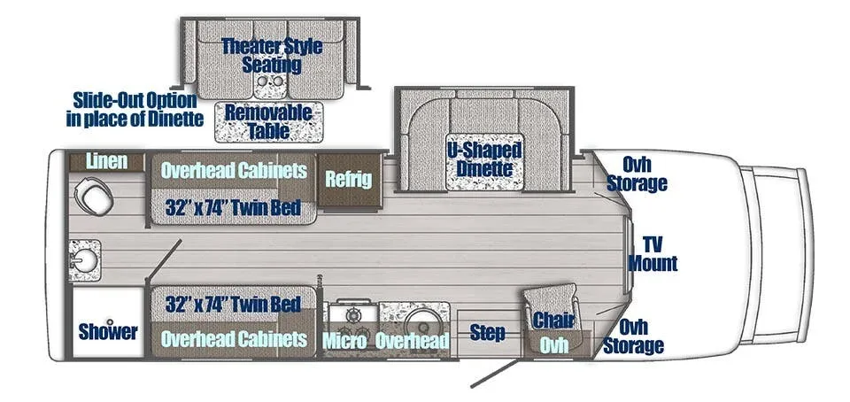 2025 Gulf Stream BT Cruiser 5255 floor plan