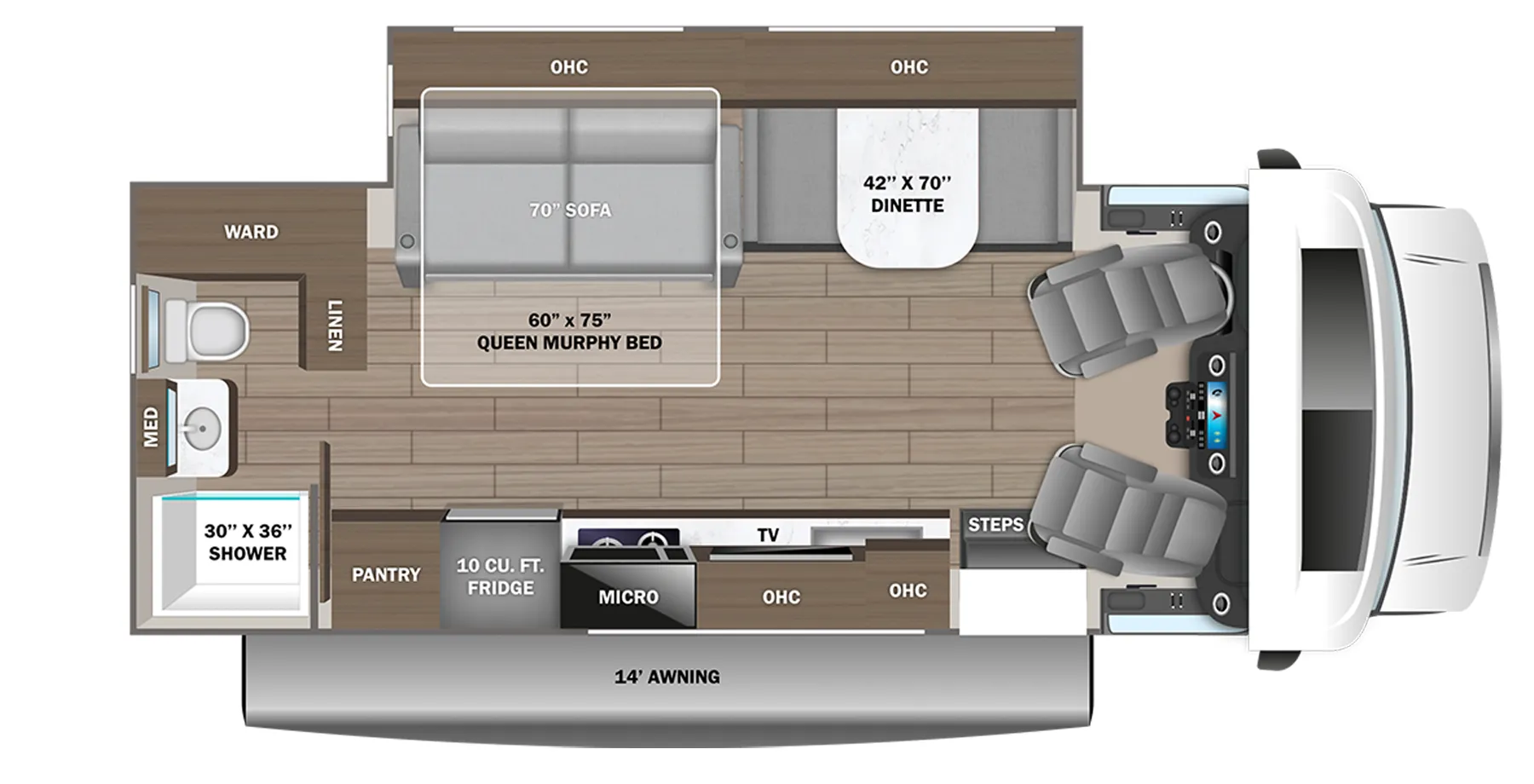 Jayco Melbourne Prestige 25RP floor plan